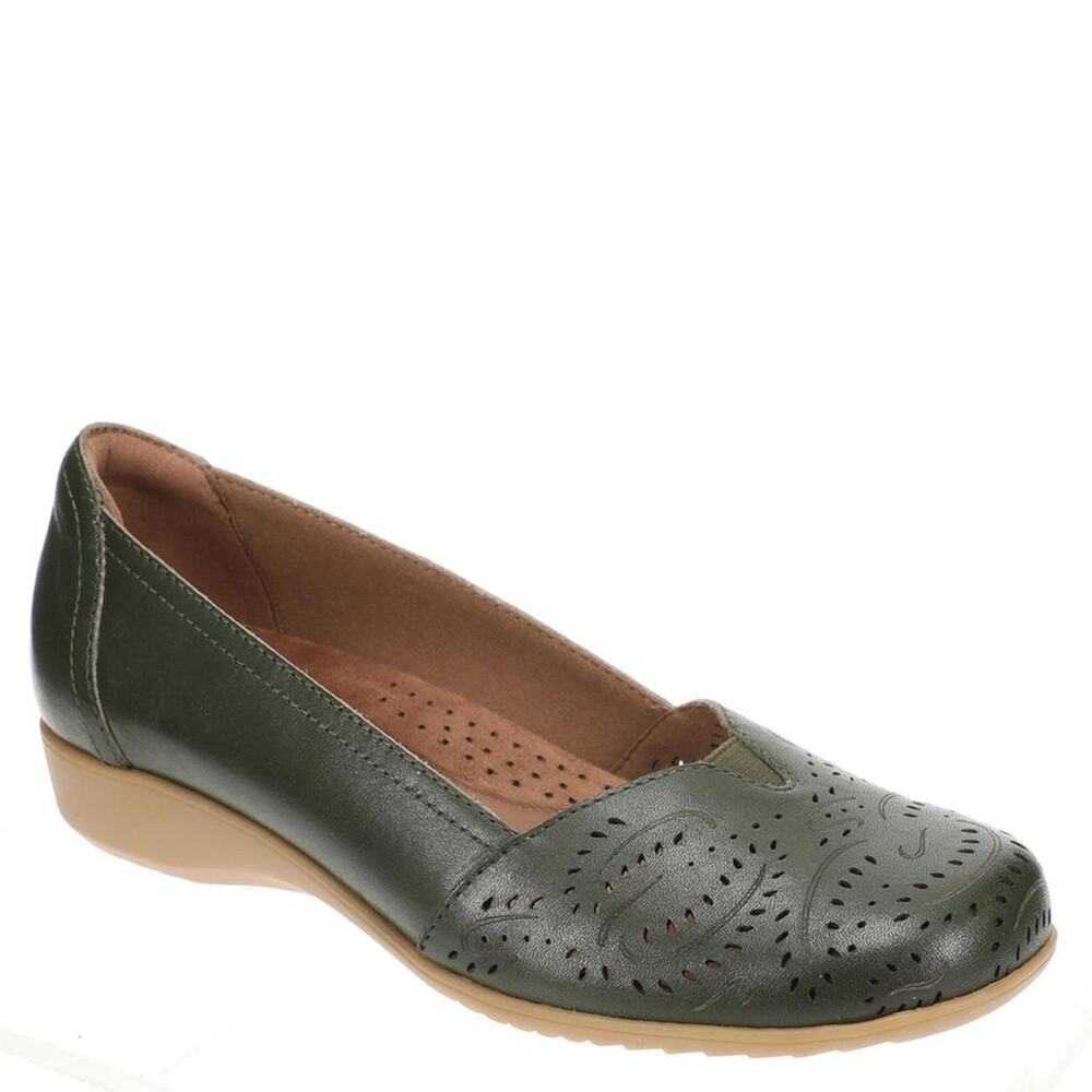 Cobb Hill Rozie Wedge Flats Leather Comfort Walking Boho Size 8 Anthropologie